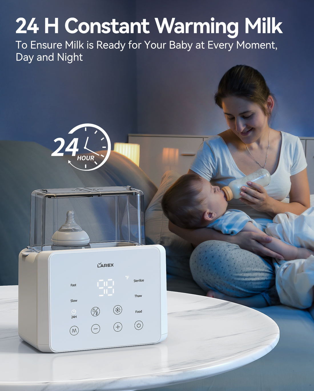 Simplify Nighttime Feedings with LAREX 24H Thermostat System