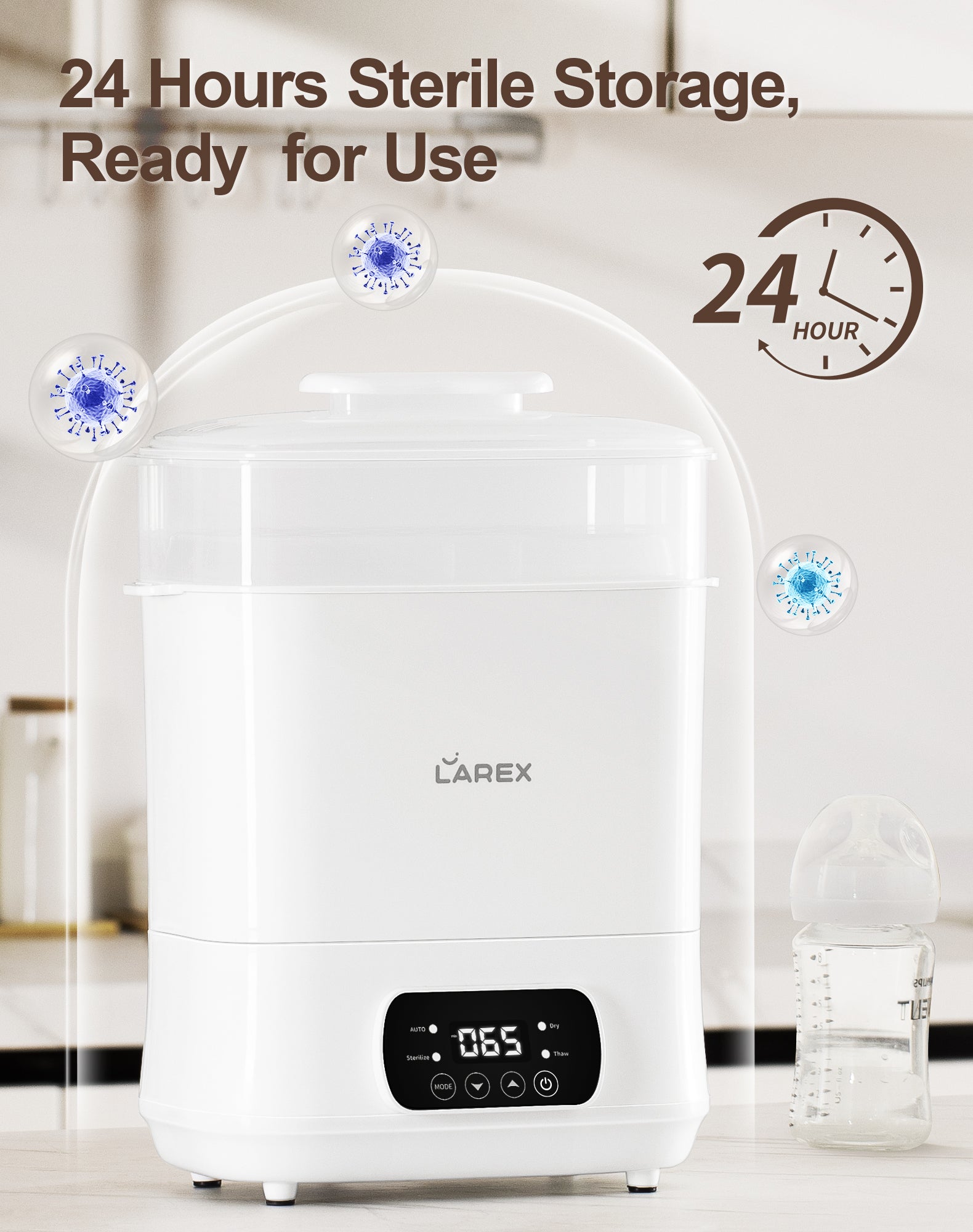 What does a bottle best sale sterilizer do